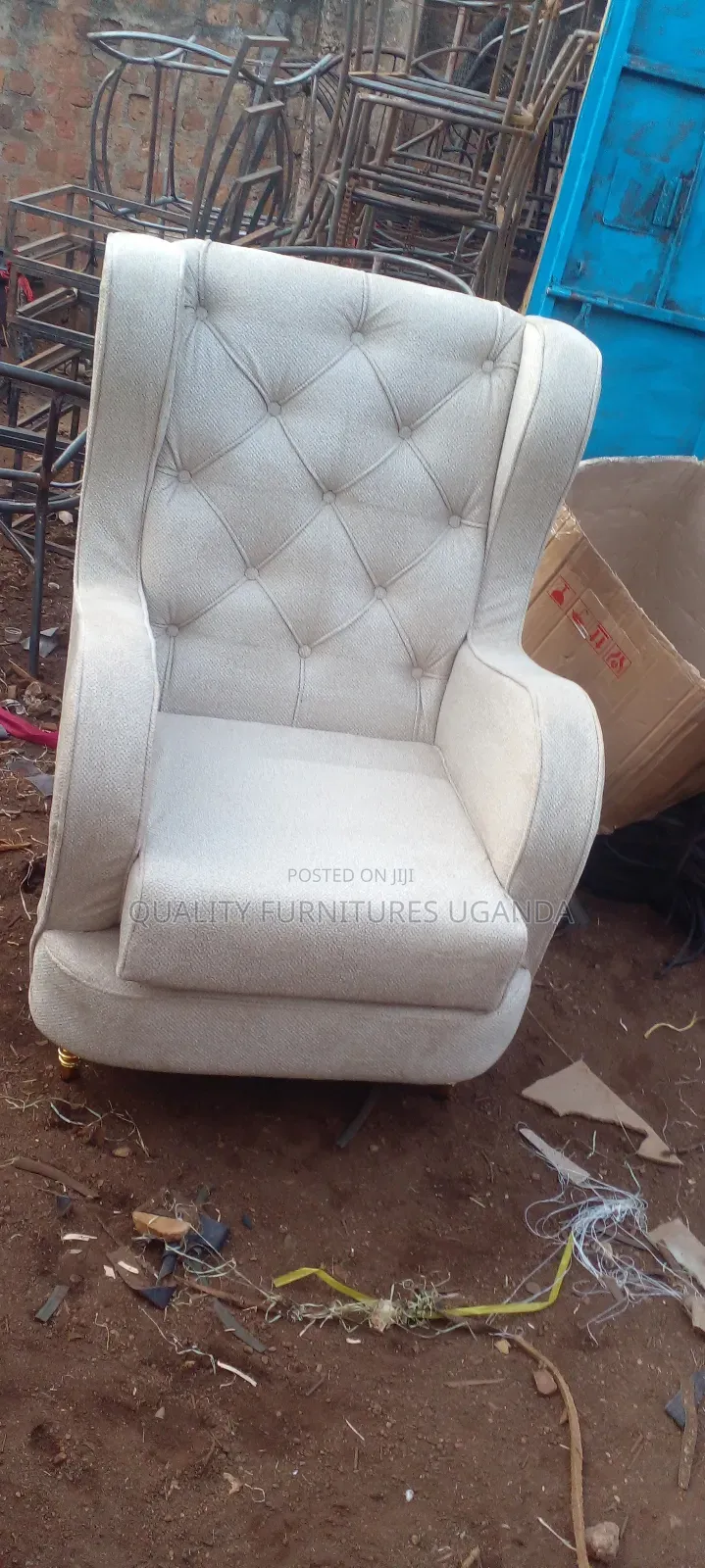 Single Seater Chesterfield Sofa Seat on Order