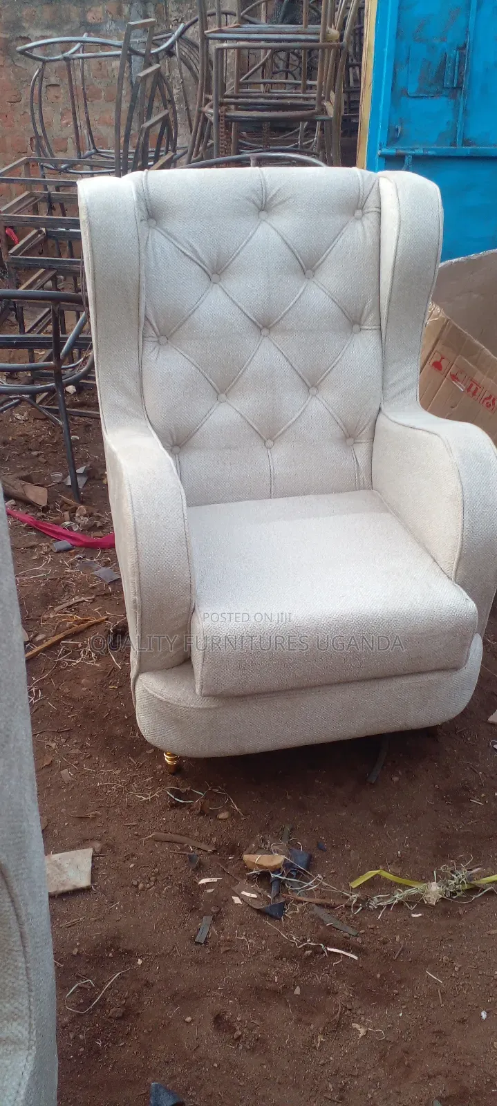 Single Seater Chesterfield Sofa Seat on Order