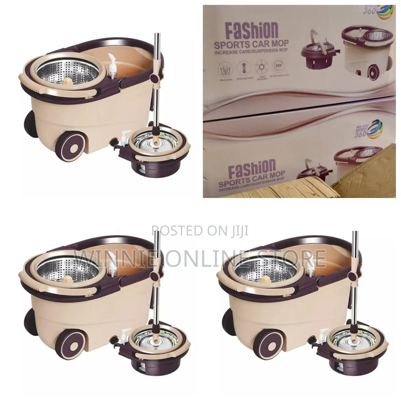 Fashion Sport Car Spin Mop
