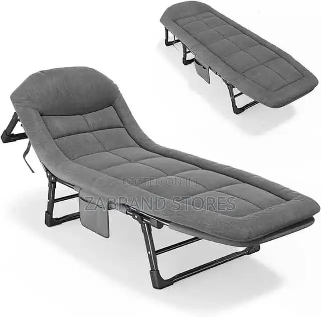Portable Foldable Bed With 5 Adjustable Positions