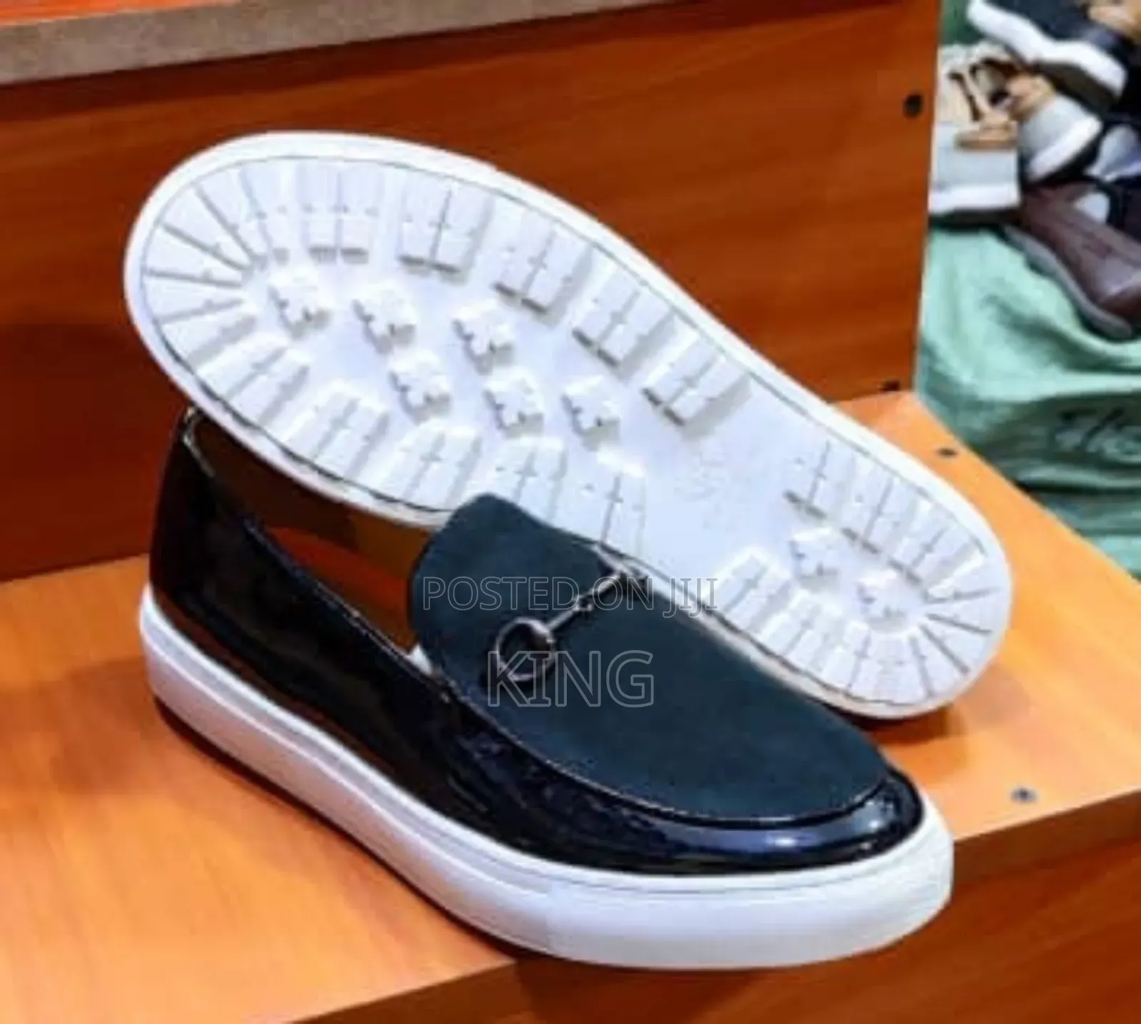 Men’S Glossy Tassel Leather Shoes