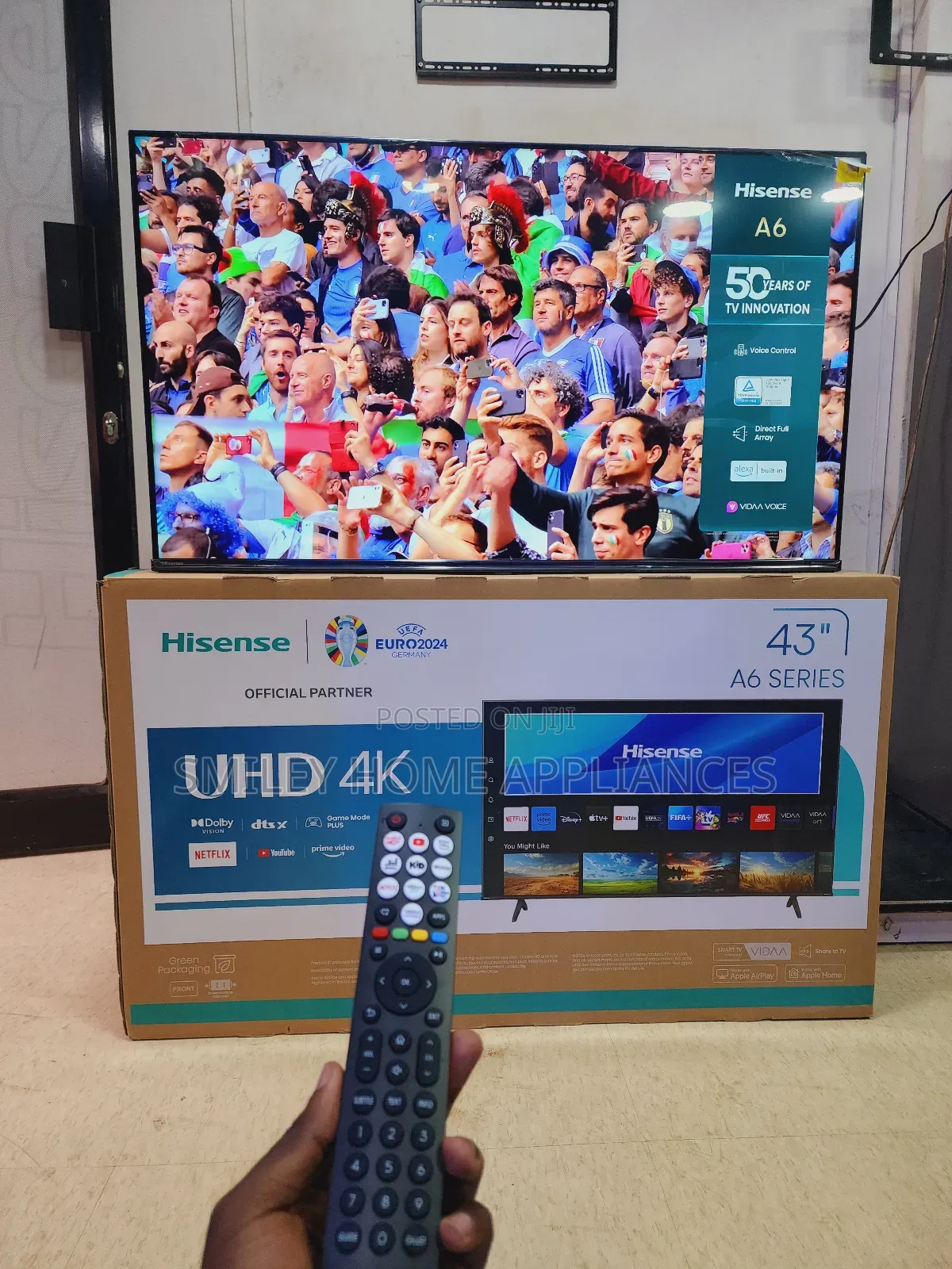 New Discounted UHD Hisense 43inches Smart Tv