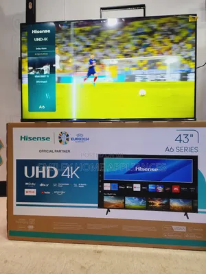 Restocked Hisense A6series Smart Tv 43inches