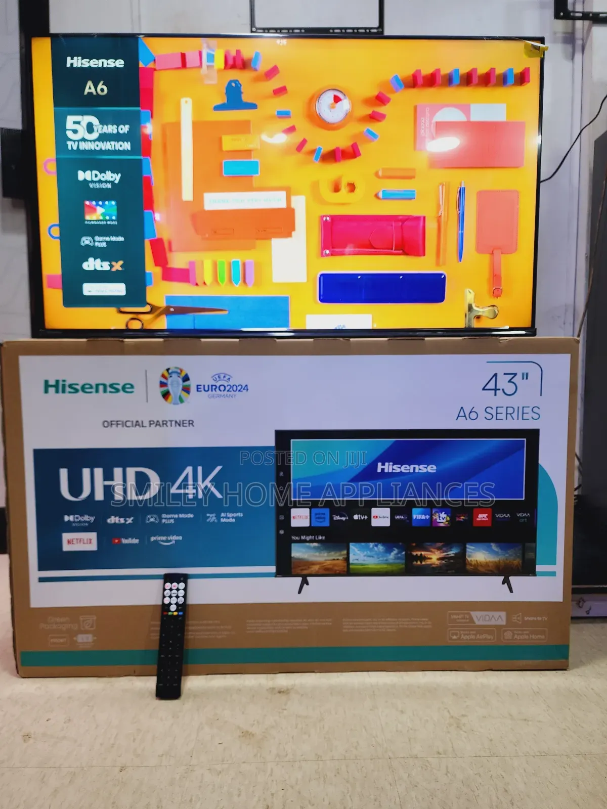 New Look Hisense A6 Series 43inches Smart Tv