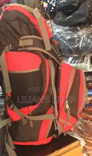 Meixing Travel/ Mountain/Safari Bag Red Black
