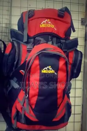 Meixing Travel/ Mountain/Safari Bag Red Black