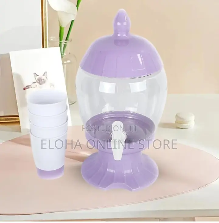 4.5 Litres Beverage Water Juice Dispenser With 4 Cups