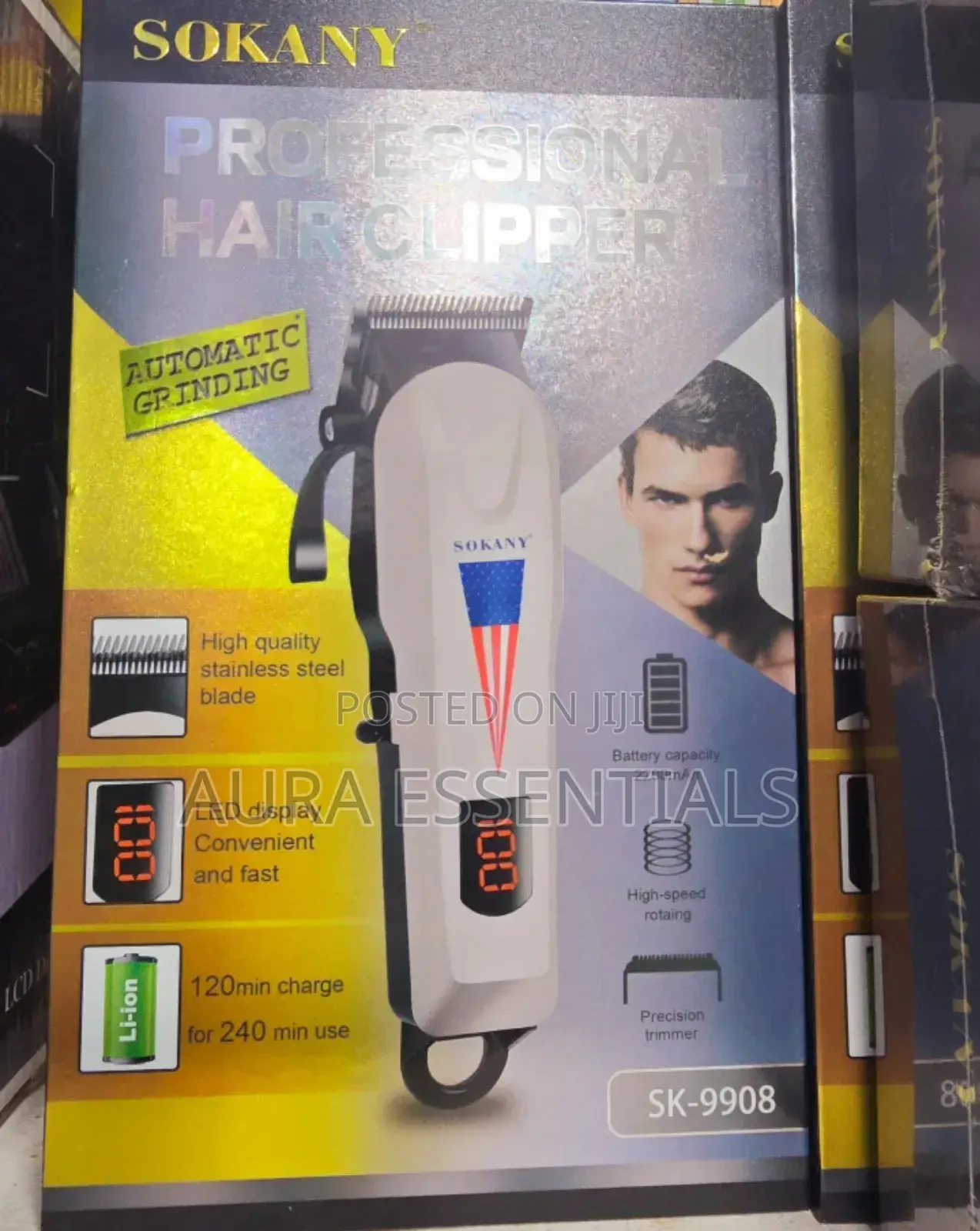 Sokany Professional Hair Clipper SK-9908