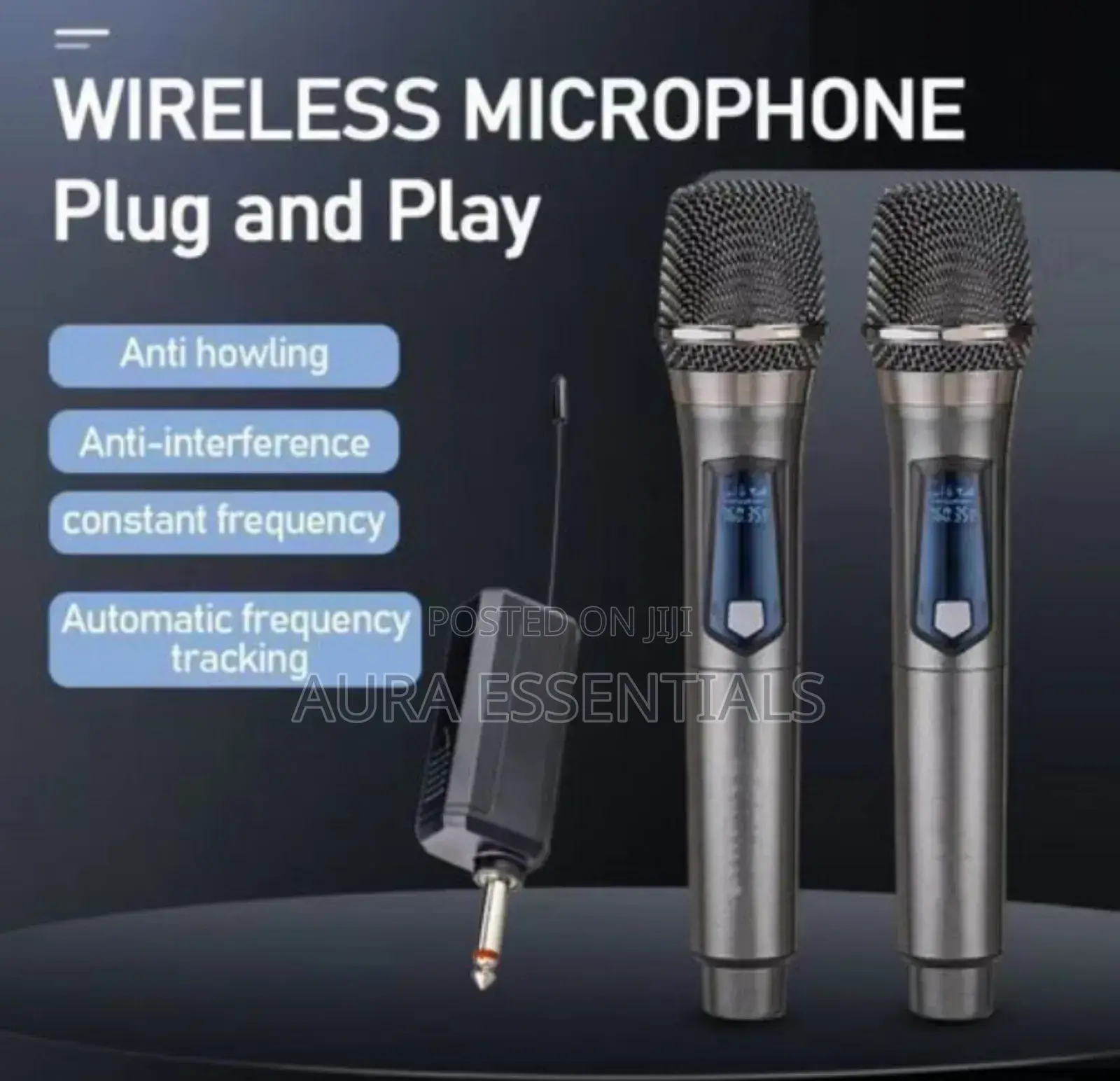 Professional FM Handheld Wireless Dynamic Microphone