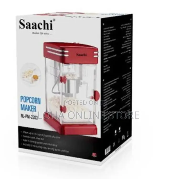Saachi Popcorn Maker Popper Machine- Multi-Colour