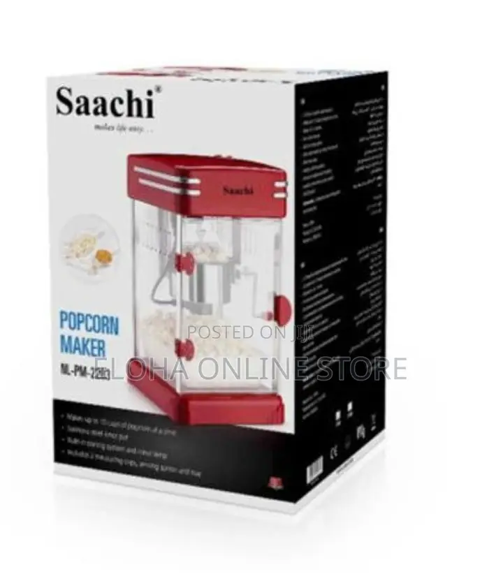 Saachi Popcorn Maker Popper Machine- Multi-Colour
