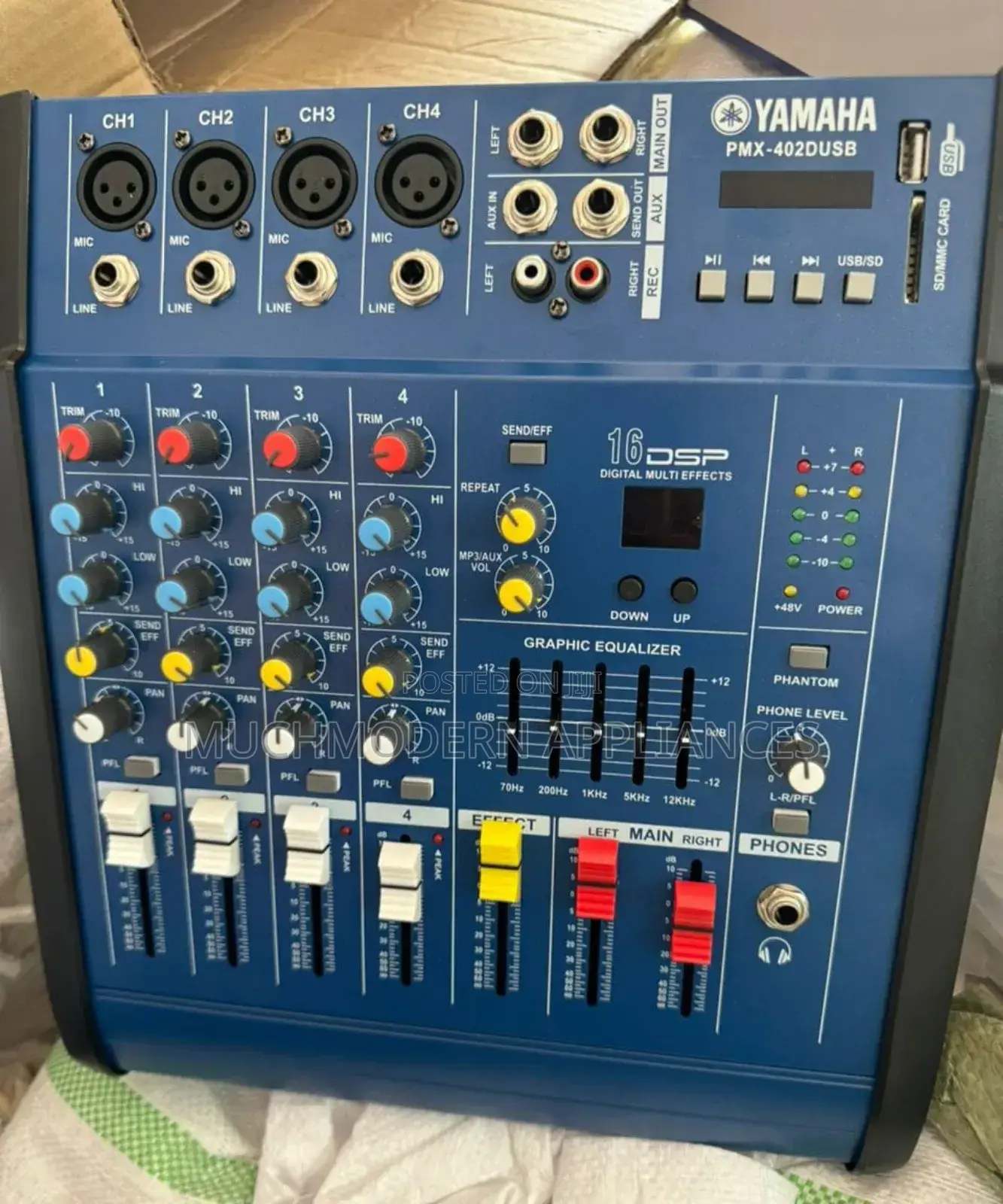 Yamaha Amplifier Mixer 4 Channel With USB and MMC Slots