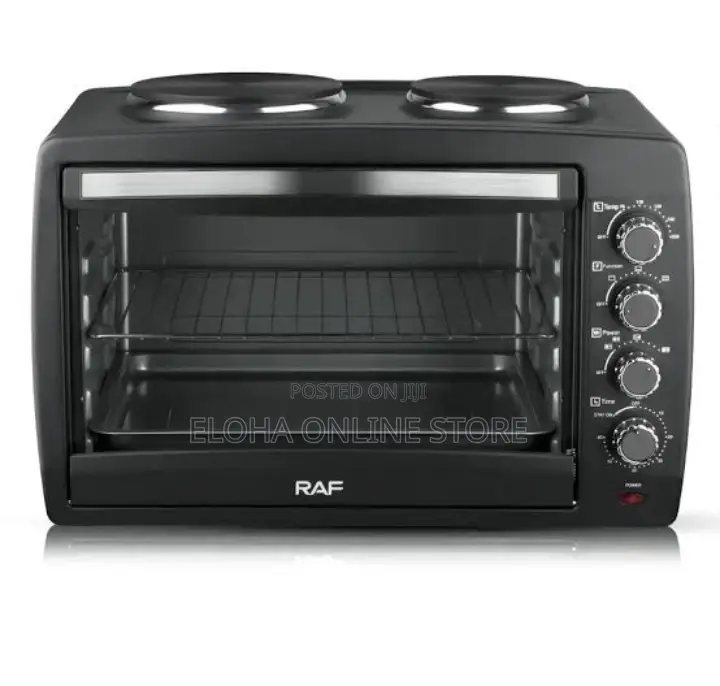 Hoffmans 55 Litres Electric Oven With 2 Hotplates