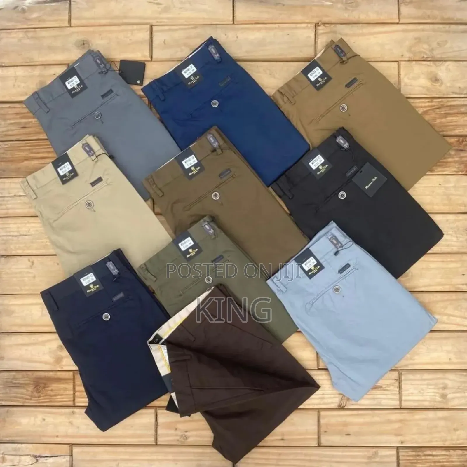 Kaki Trouser. 10 in 1 Set.