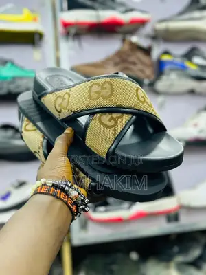 New Gucci Cross Classic Sandals in Stock