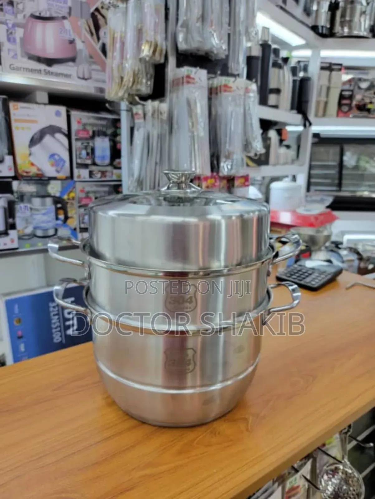 364 Stainless Steel Thickened Food Steamer/ Soup Pot
