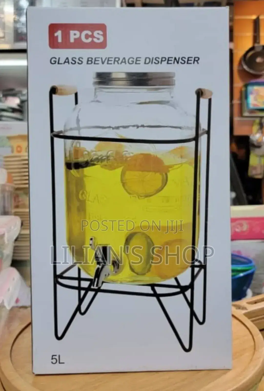 5L Glass Juice Despenser