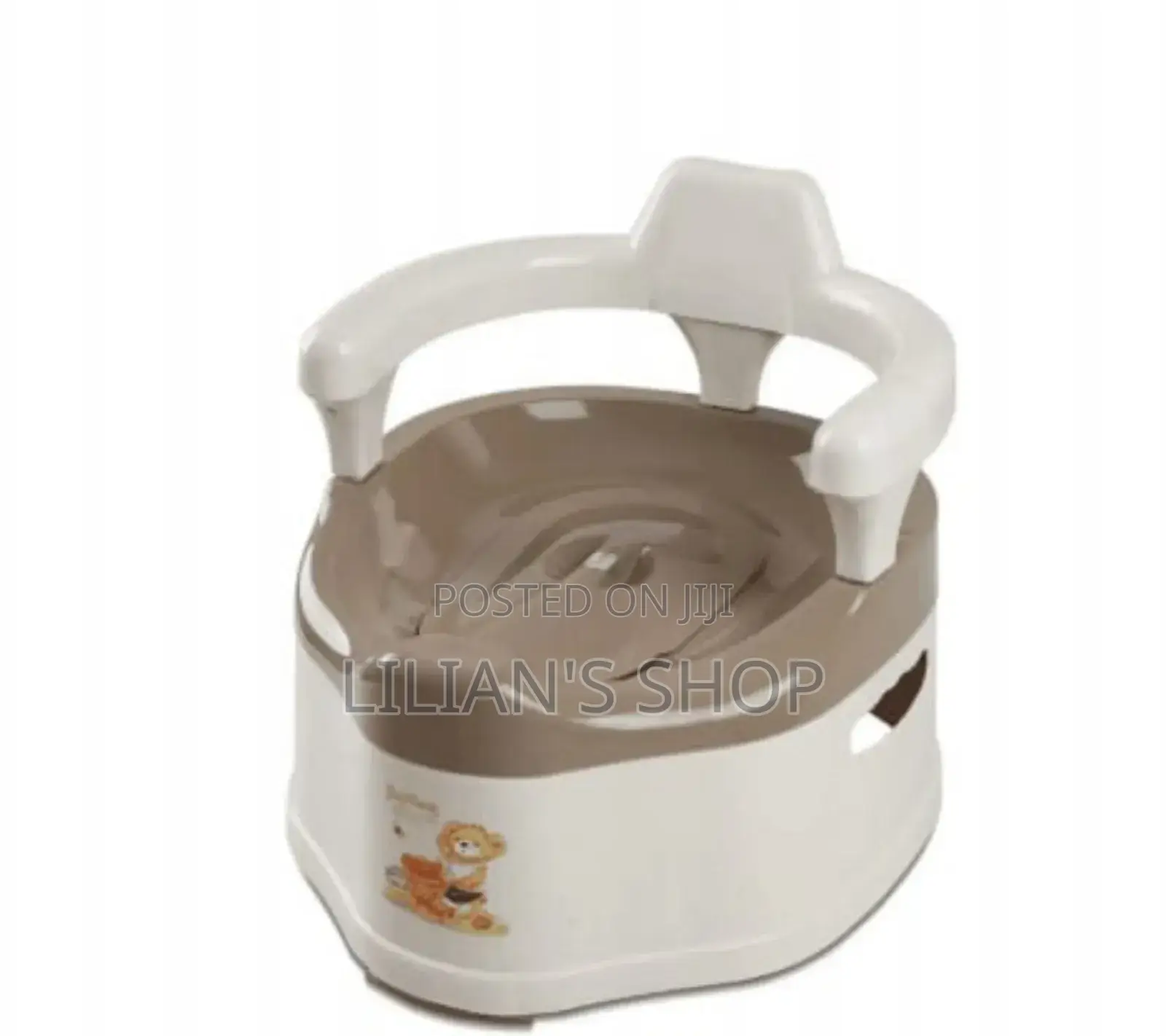 Baby Plastic Potty With Backrest