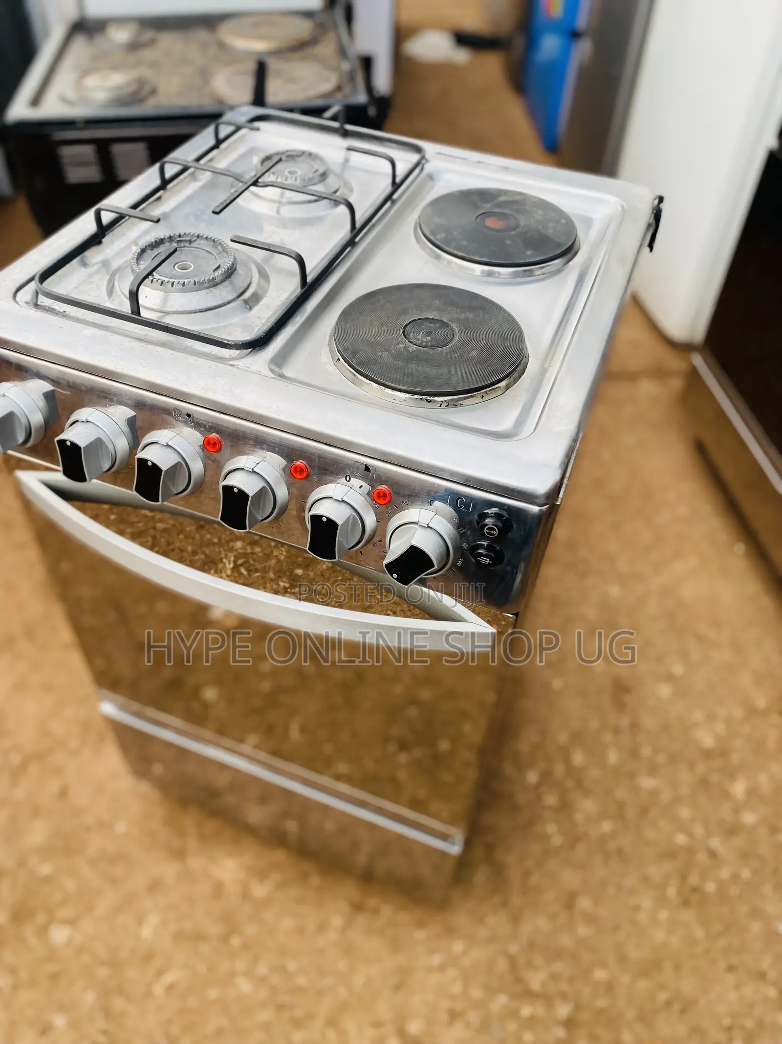 Stainless Electric and Gas Cooker