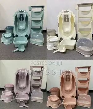 Plastic Baby Bath Set