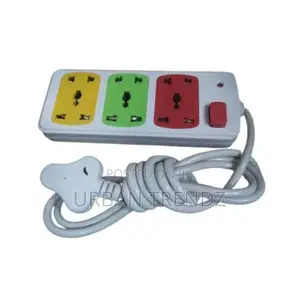 3 Ac Outlets Electric Extension Cable Overload Protection