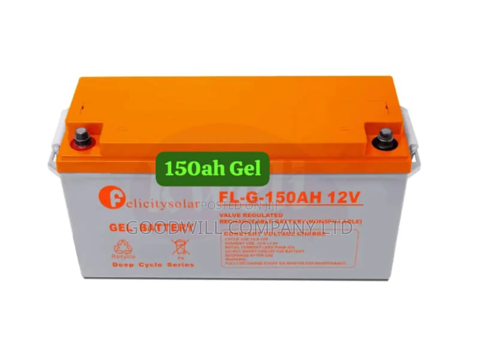 Felicity 150AH 12V Gel Battery -150ah 12V – Solar Battery