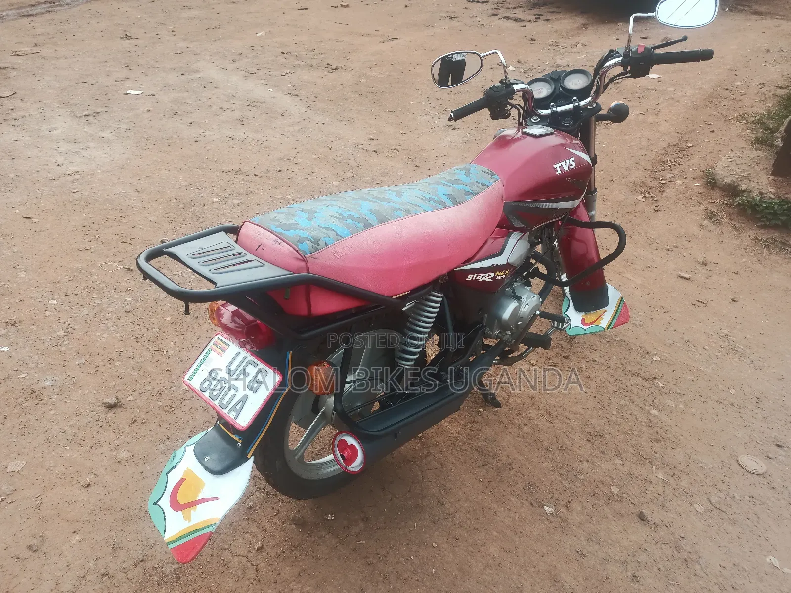 TVS HLX 125 2022 Red