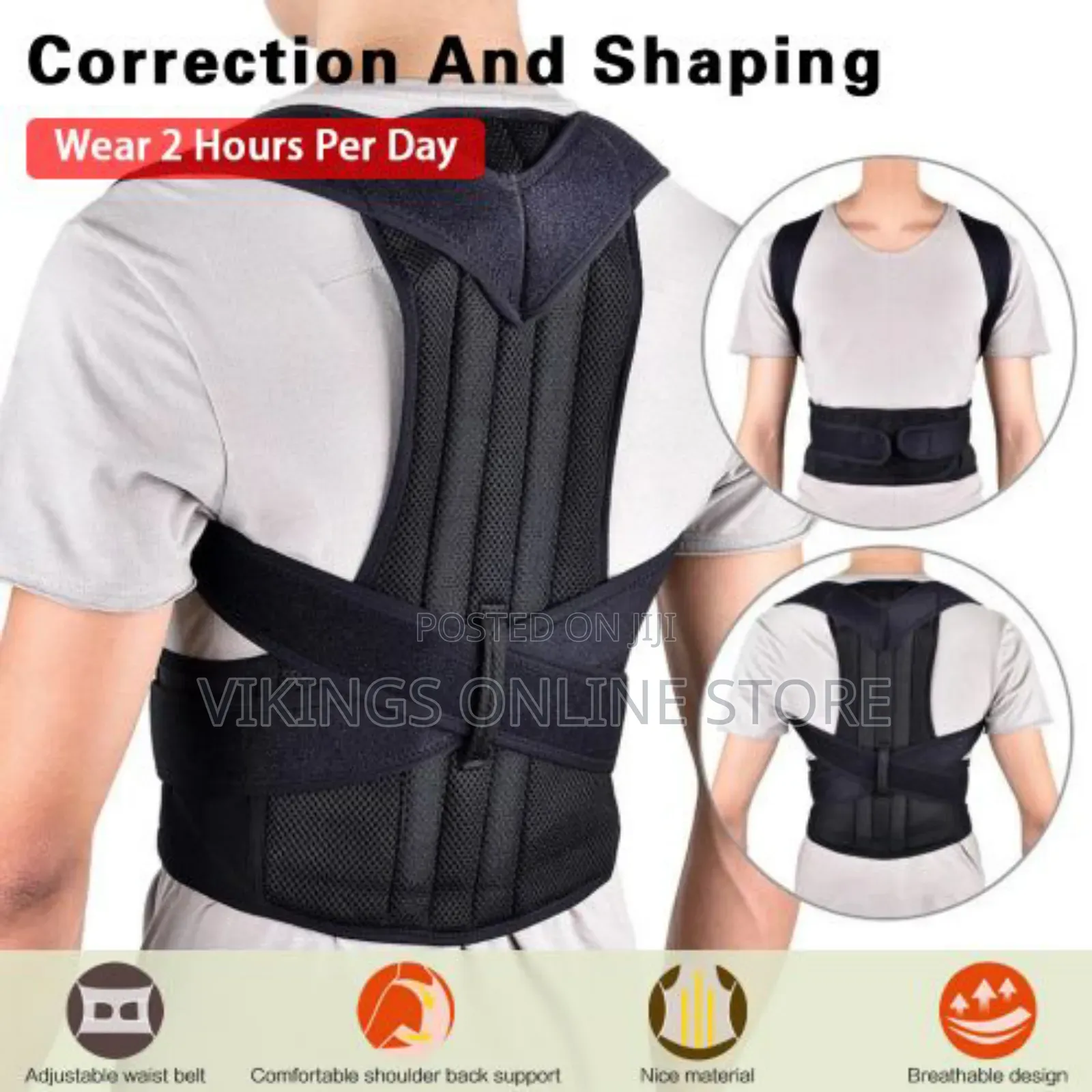 Posture Corrector Scoliosis Back Brace Spine Corset