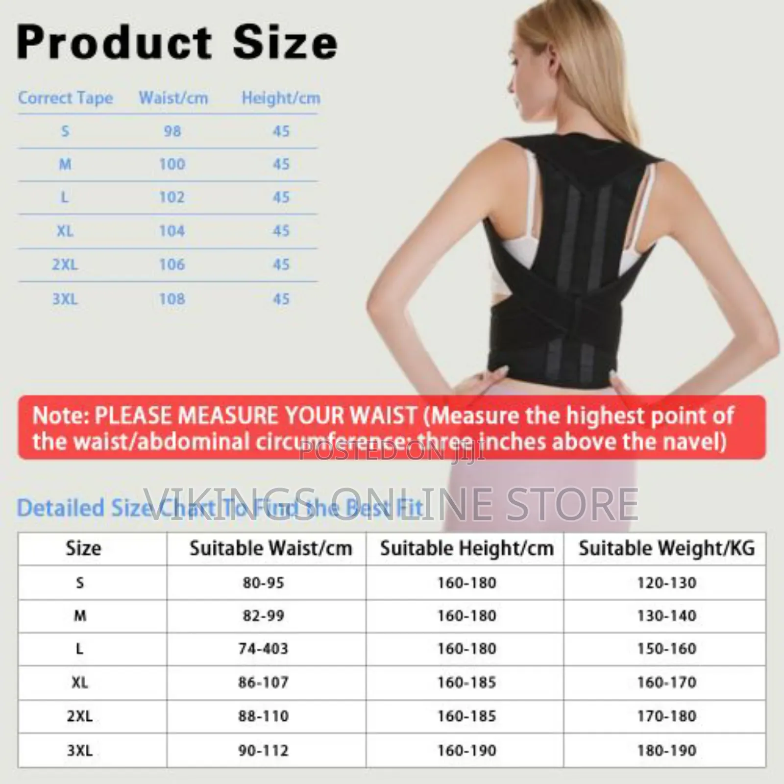 Posture Corrector Scoliosis Back Brace Spine Corset