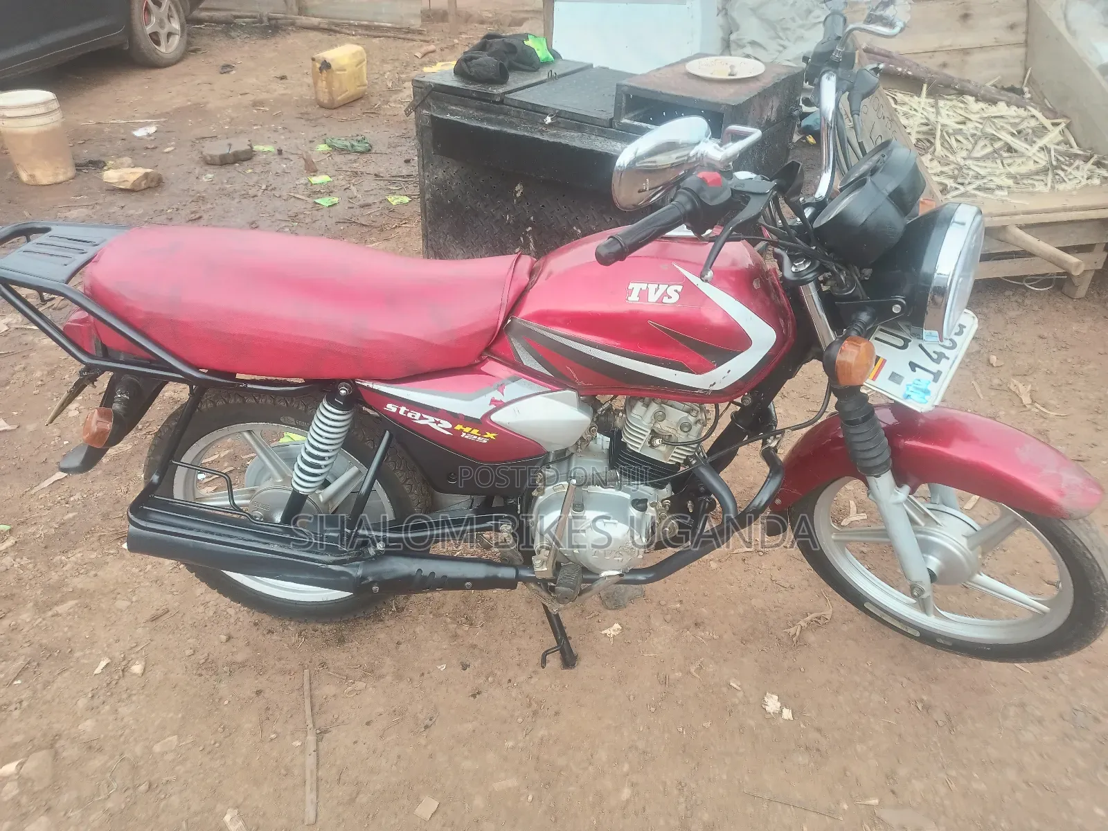 TVS HLX 125 2022 Red