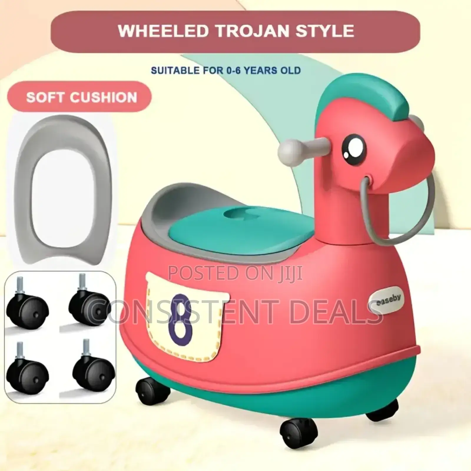 Movable Horse Shape Baby Potty