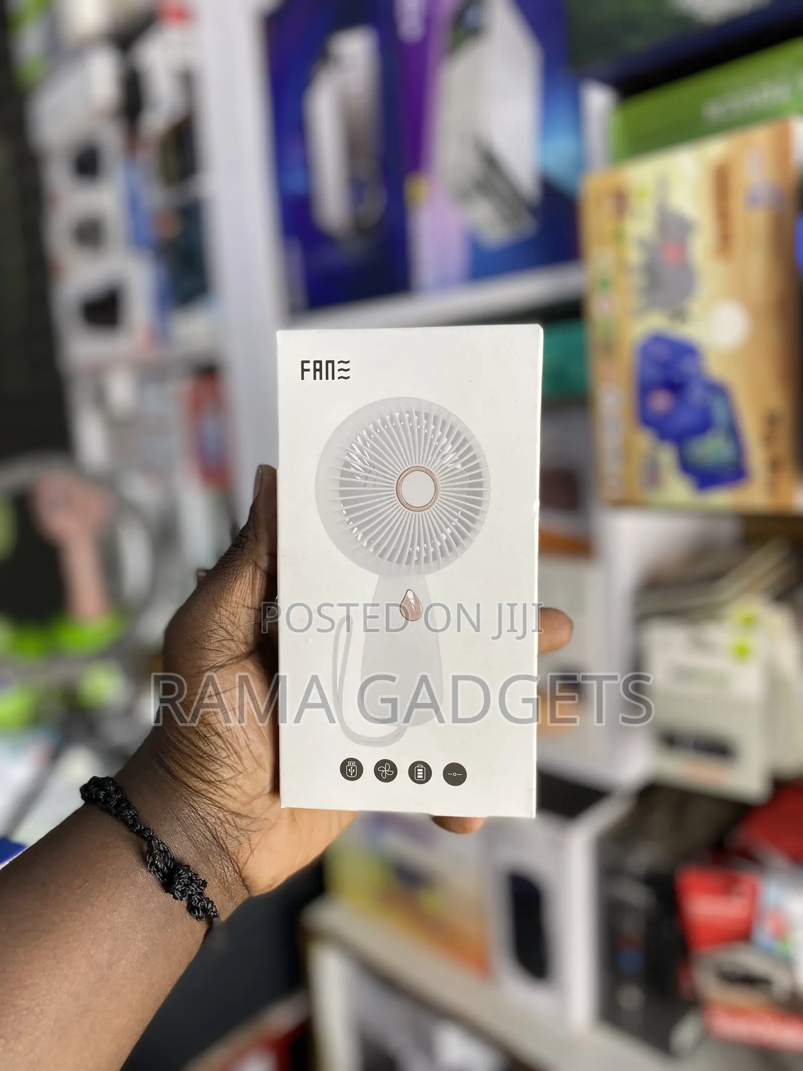 Stylish USB Handheld Fan Mini Wind Power