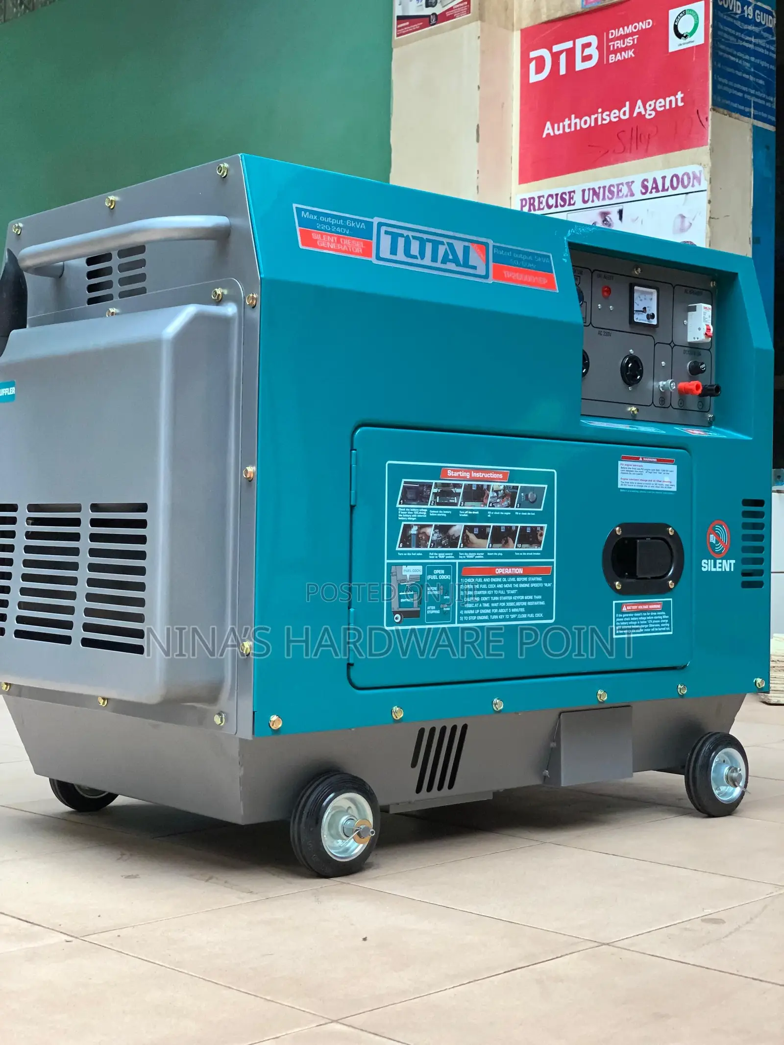 Diesel Generator TOTAL BRAND 6kva