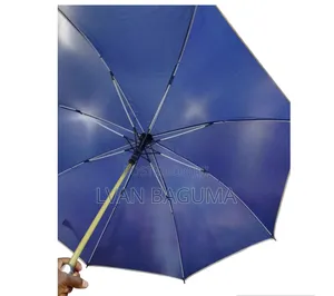 J - Handle Sun / Rain Umbrellas - Blue and Maroon