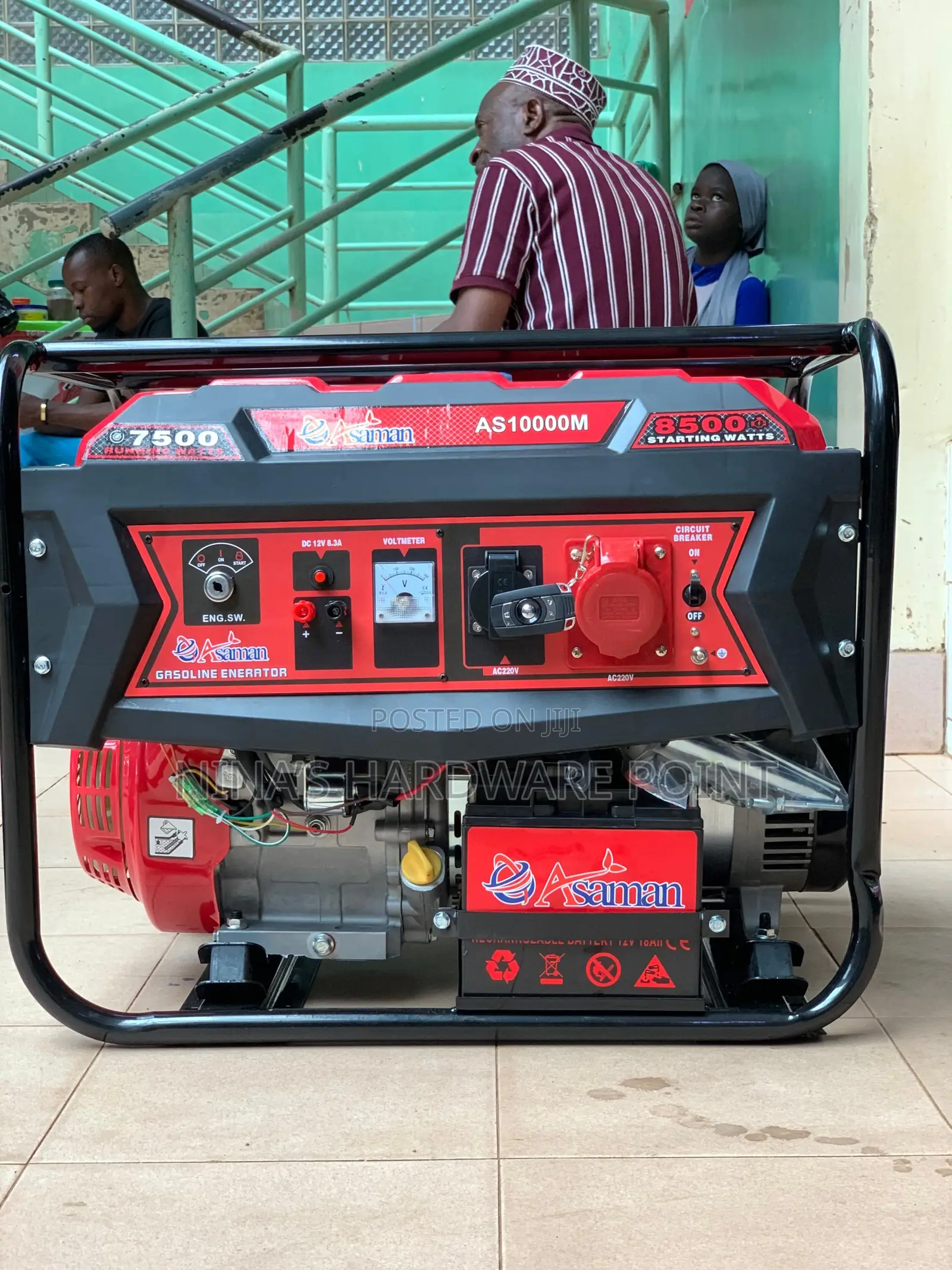 Generator 8500watts Asman(Key and Remote Start)