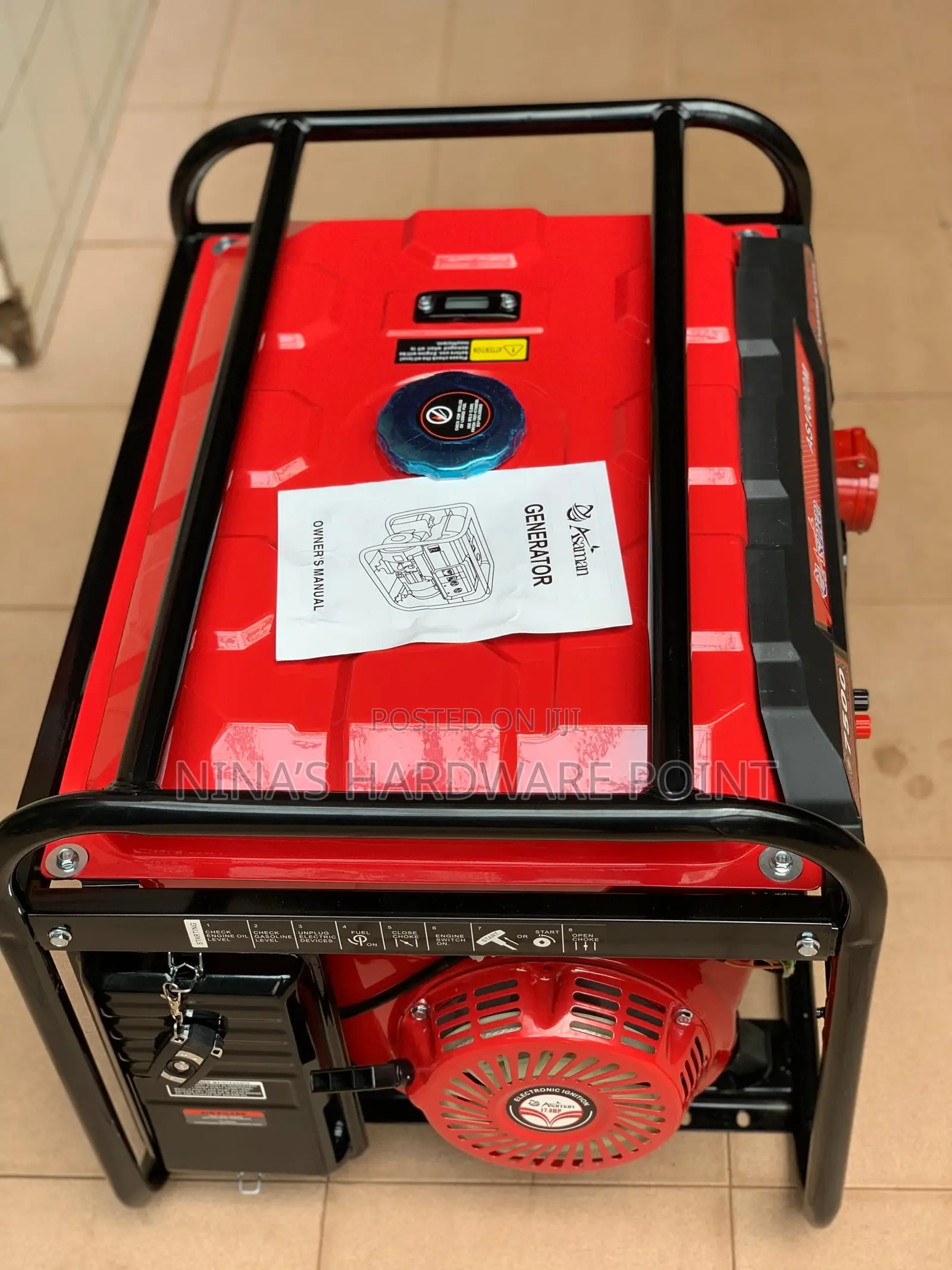 Generator 8500watts Asman(Key and Remote Start)
