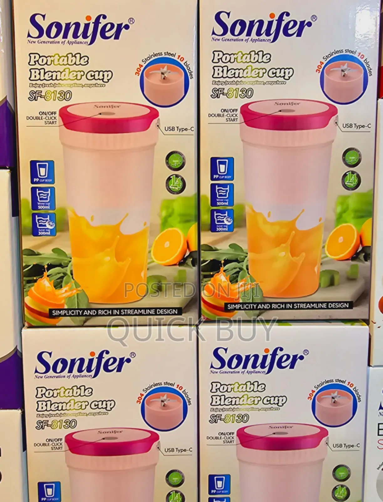 Quality Generations Superior Sonifer Potable Blender Cup