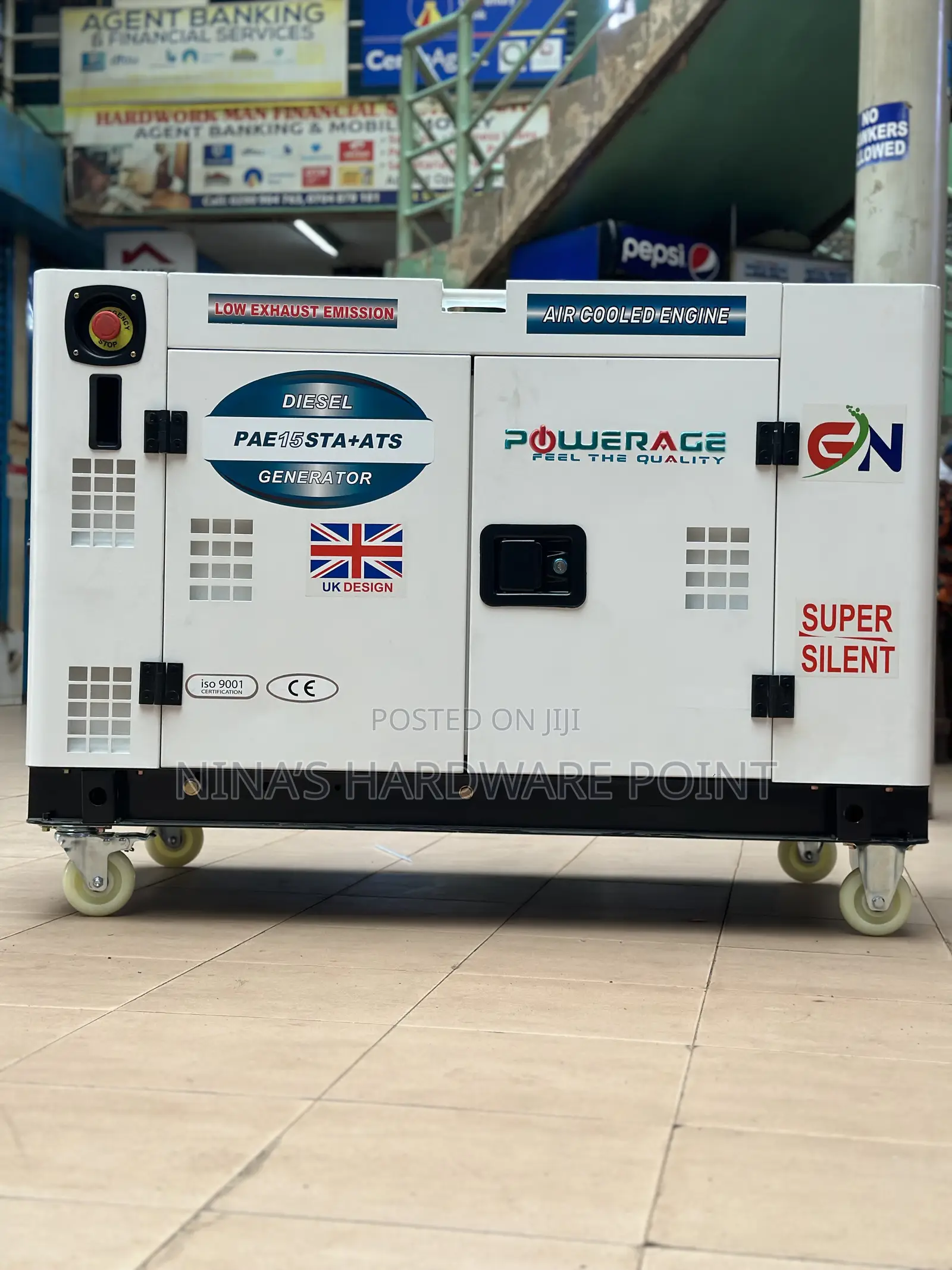 POWERAGE 15kv Diesel Generator Uk  Brand