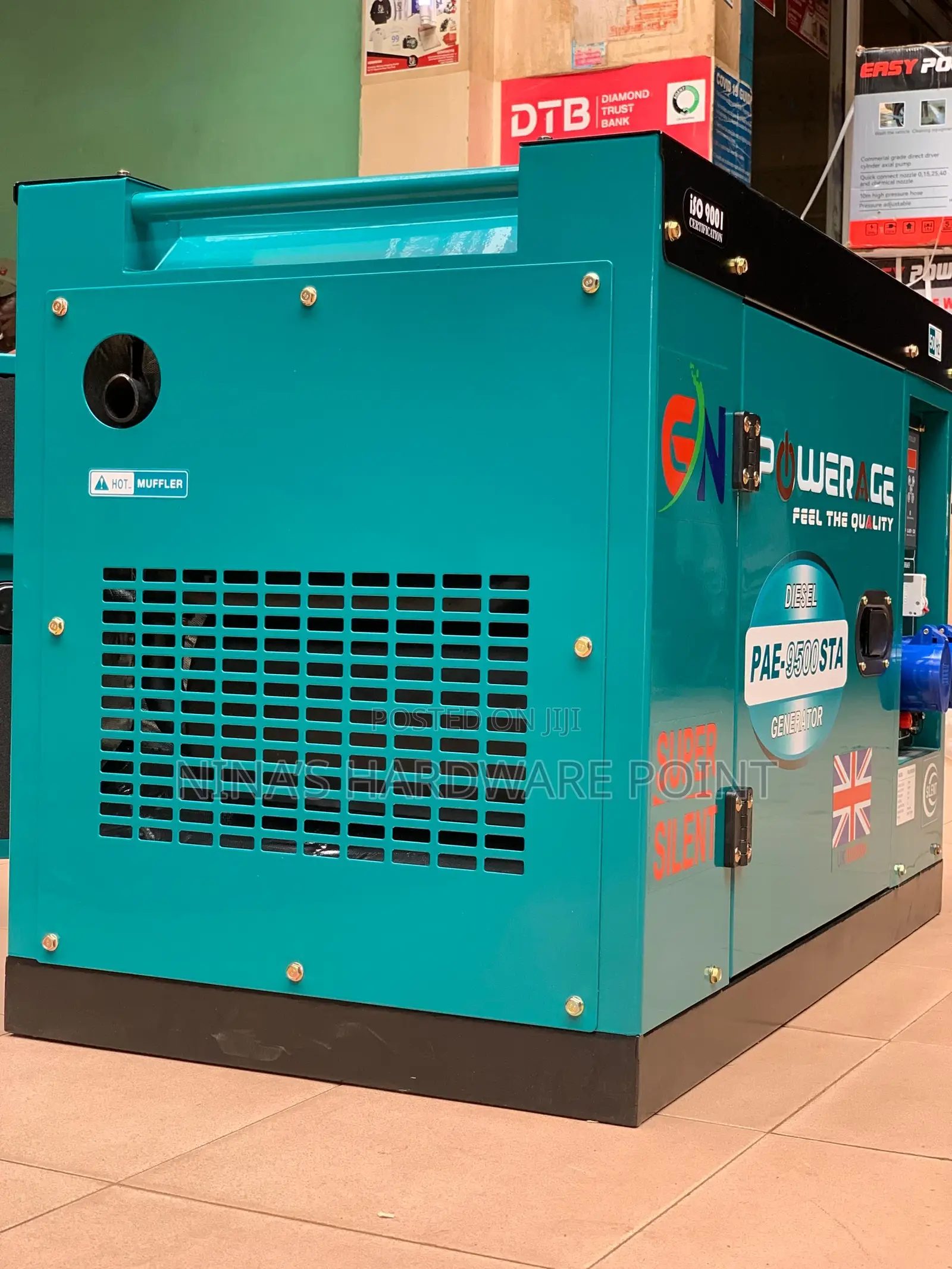DIESEL GENERATOR 9.5kv Push to Start