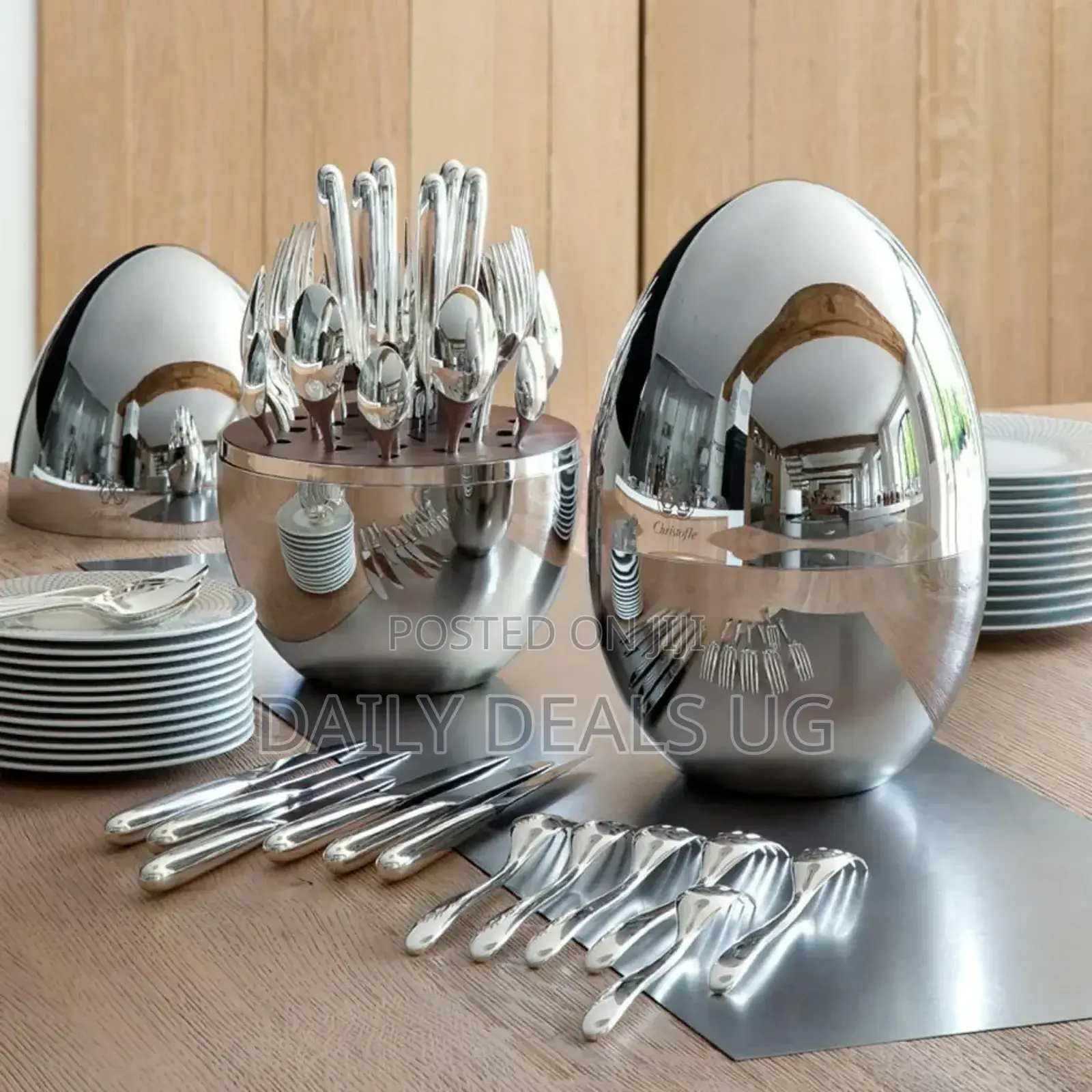 Egg Shaped Forks Holder