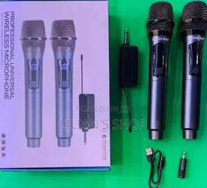 Handheld Wireless Microphone With Small Reciever