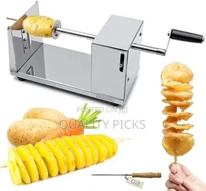 Manual Potato Curly Fry Cutter