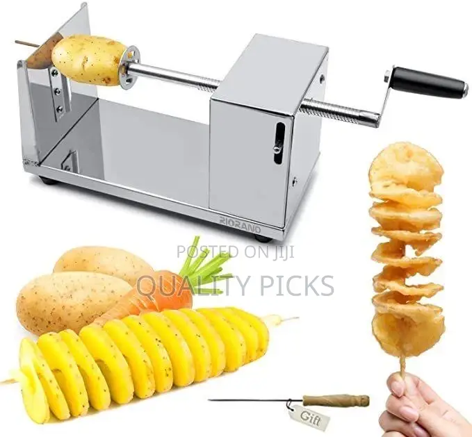Manual Potato Curly Fry Cutter