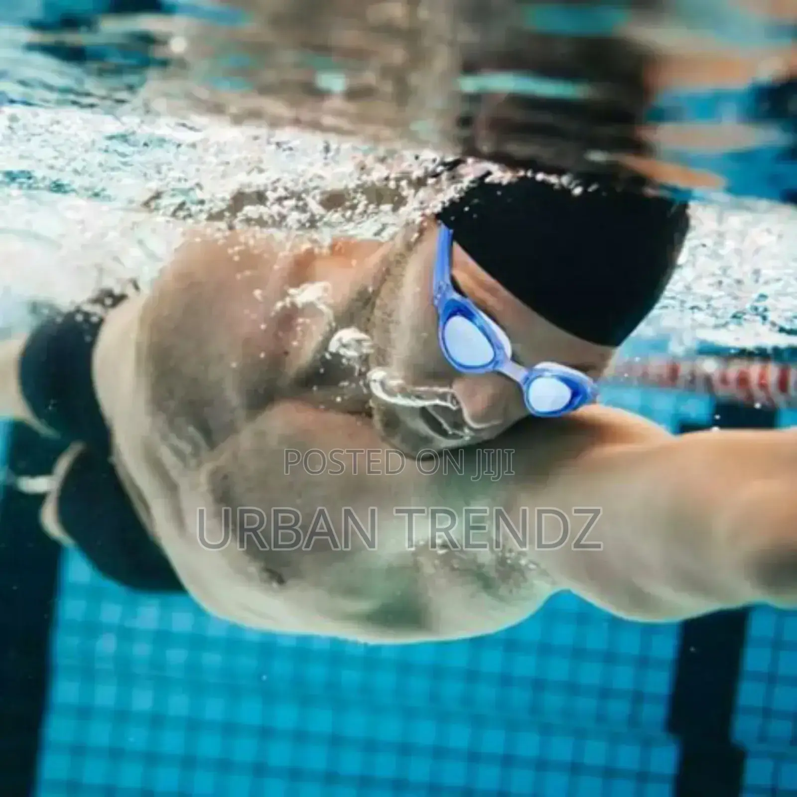 Swimming Goggles With Uv Shield and Anti Fog-Blue
