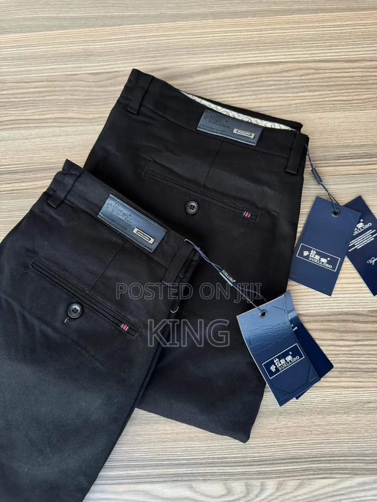Suy Kaki Pants. Black