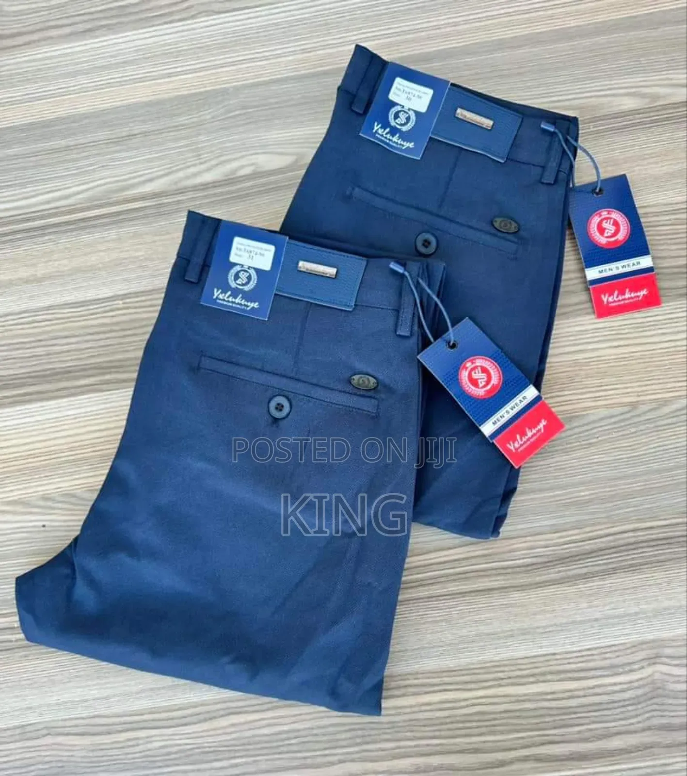 Kurtin Blue Kaki Pants