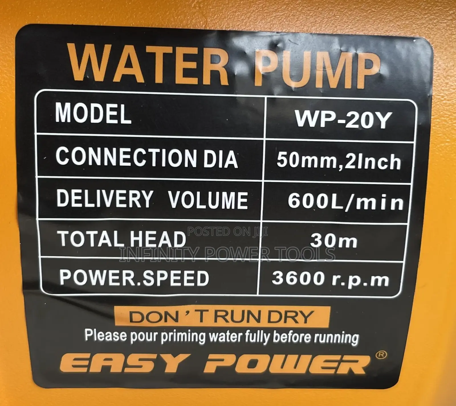 2” Water Pump(Easy Power)