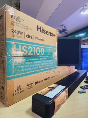 New Discounted HS2100 Hisense 240watts Wireless Soundbar