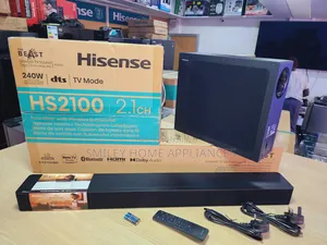 New Discounted HS2100 Hisense 240watts Wireless Soundbar