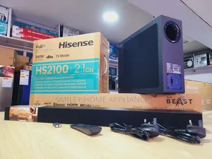 New Discounted HS2100 Hisense 240watts Wireless Soundbar